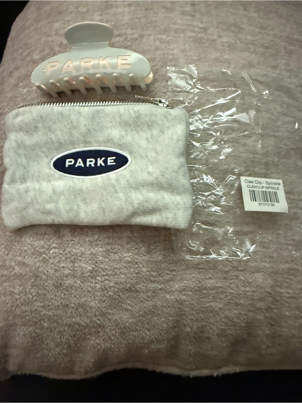 New Parke Sprinkle Hair Birthday Claw Clip
